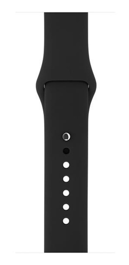Pasek Apple 38mm Silicone Sport Band S/M Black/Grey ORYG