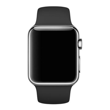 Pasek Apple 38mm Silicone Sport Band S/M Black/Grey ORYG