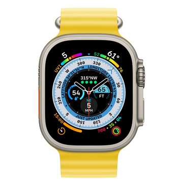 Pasek Apple 49mm Yellow Ocean Band 0/S żółty ORYG