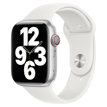 Pasek Apple 45mm White Sport Band S/M biały ORYG