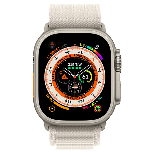Pasek Apple 49mm Starlight Alpine Loop M biały ORYG
