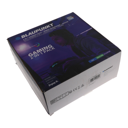 Słuchawki przewodowe Blaupunkt Gaming 2 in 1 Pack BLP1978-133