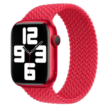 Pasek Apple 45mm Braided Solo Loop rozmiar 7 red ORYG