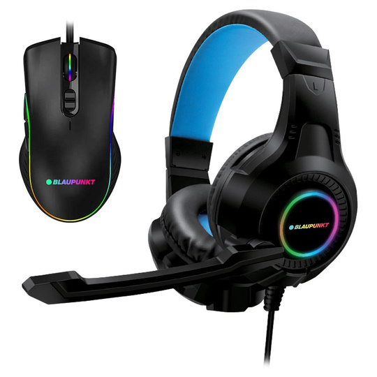 Słuchawki przewodowe Blaupunkt Gaming 2 in 1 Pack BLP1978-133