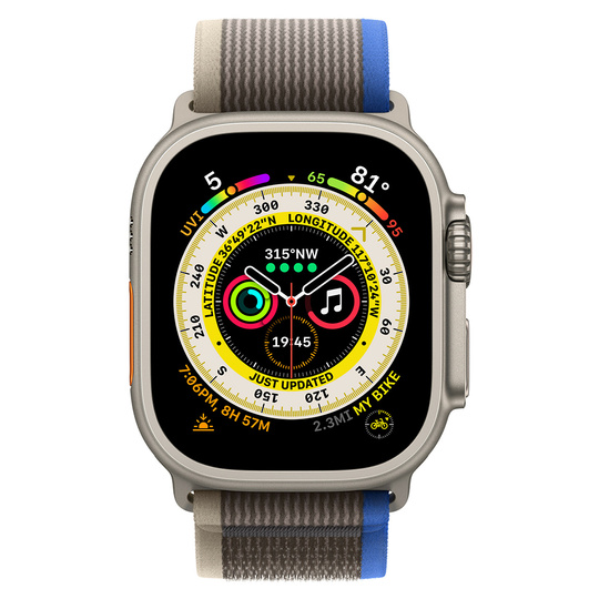 Pasek Apple 49mm Blue/Gray Trail Loop S/M szary ORYG