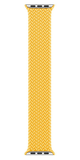Pasek Apple 45mm Braided Solo Loop rozmiar 9 żółty ORYG