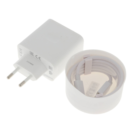 Ładowarka sieciowa 65W Oppo SUPERVOOC VCA7JFEH + kabel USB typ C DL129 ORYG