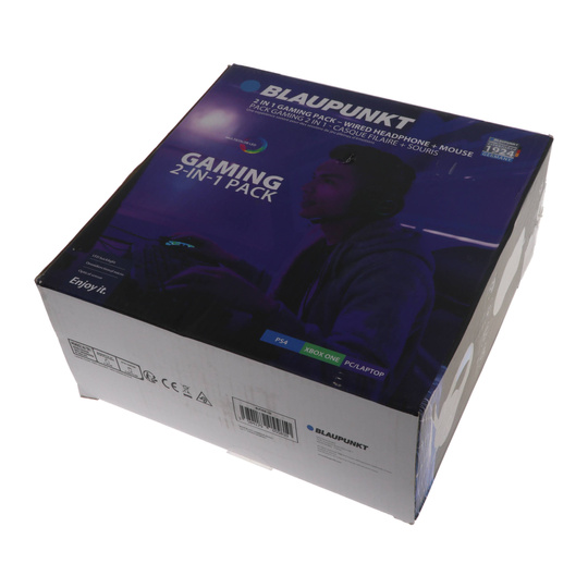 Słuchawki przewodowe Blaupunkt Gaming 2 in 1 Pack BLP1978-133