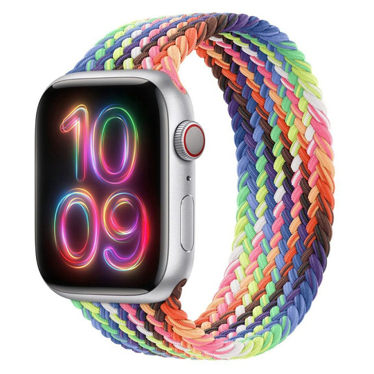 Pasek Apple 45mm Braided Solo Loop rozmiar 6 PRIDE 2024 ORYG
