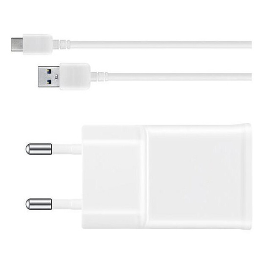 Ładowarka sieciowa 7.75W Samsung EP-TA50EWE + kabel USB typ C ORYG