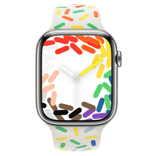 Pasek Apple 45mm Pride Edition Sport Band M/L wielokolorowy ORYG