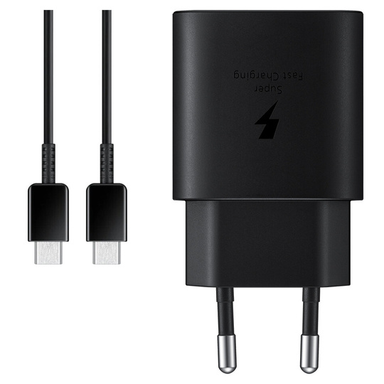 Ładowarka sieciowa 25W Samsung Fast Turbo EP-TA800 + kabel USB typ C ORYG