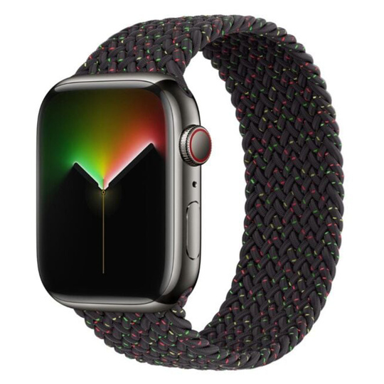 Pasek Apple 45mm Braided Solo Loop rozmiar 7 black unity ORYG