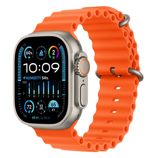 Przedłużka Apple 49mm Orange Ocean Band Extension XL pomarańczowy ORYG