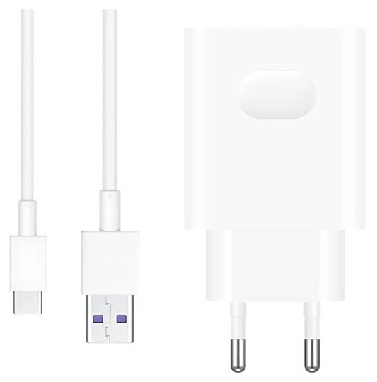 Ładowarka sieciowa 25W Huawei SuperCharge HW-050450E01 + kabel USB typ C HL1289 ORYG