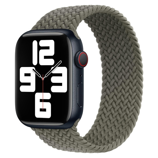 Pasek Apple 45mm Braided Solo Loop rozmiar 9 zielony ORYG
