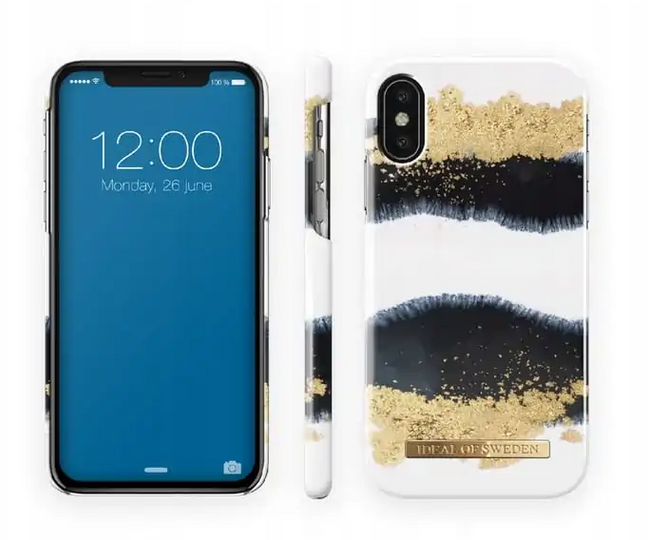 Pokrowiec iDeal Gleaming Licorice do Apple iPhone X / XS