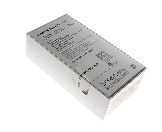 Pudełko Samsung Galaxy A40 LTE 32GB white (A405)