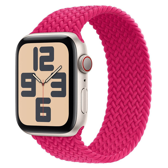 Pasek Apple 46mm Braided Solo Loop rozmiar 6 malinowy ORYG