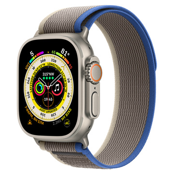 Pasek Apple 49mm Blue/Gray Trail Loop S/M szary ORYG