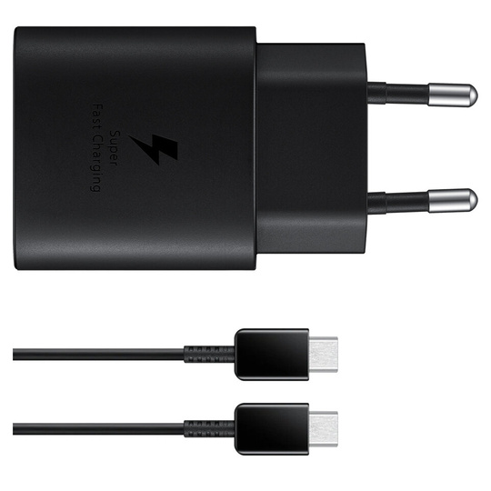 Ładowarka sieciowa 25W Samsung Fast Turbo EP-TA800 + kabel USB typ C ORYG