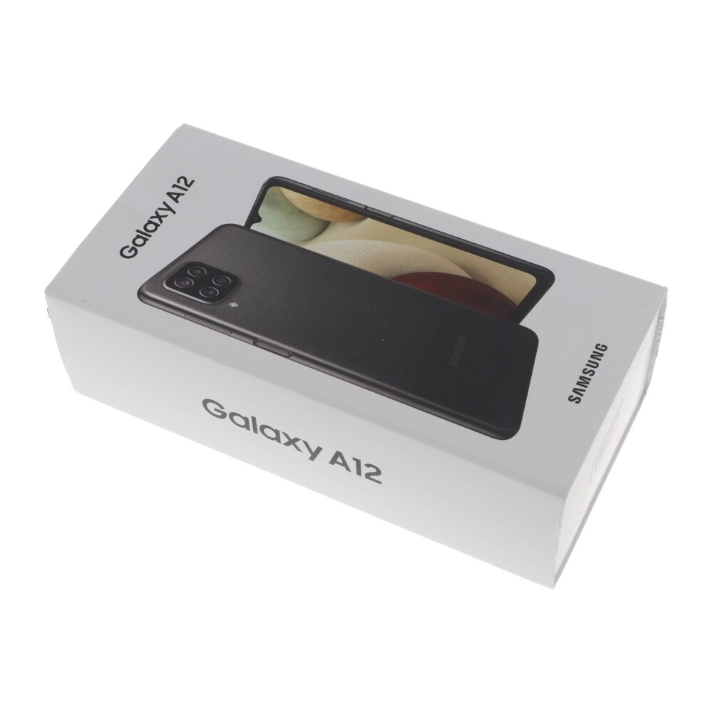 Pudełko Samsung Galaxy A12 A125 black ORYG